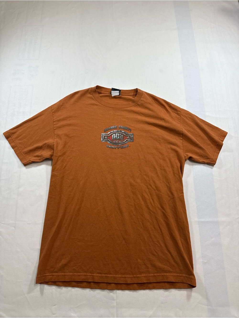 Vintage Orange County Choppers Shirt Orange Fits Size L